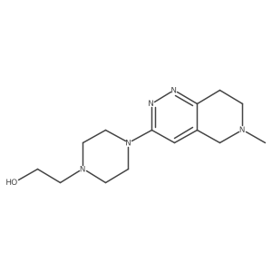 2-(4-{6-methyl-5H,6H,7H,8H-pyrido[4,3-c]pyridazin-3-yl}piperazin-1-yl)ethan-1-ol Structure