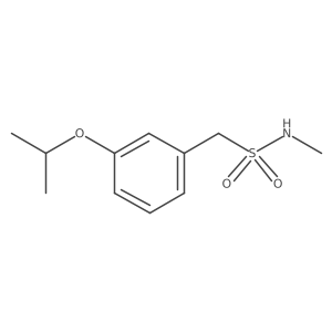 N-methyl-1-[3-(propan-2-yloxy)phenyl]methanesulfonamide结构式