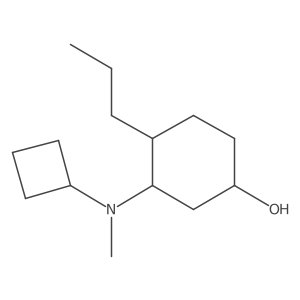 3-[Cyclobutyl(methyl)amino]-4-propylcyclohexan-1-ol Structure