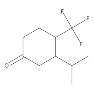 3-(Propan-2-yl)-4-(trifluoromethyl)cyclohexan-1-one Structure