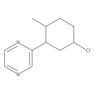 2-(5-Chloro-2-methylcyclohexyl)pyrazine Structure