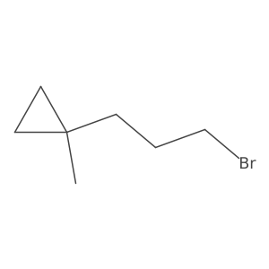 1-(3-Bromopropyl)-1-methylcyclopropane结构式