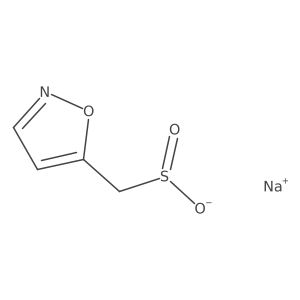 Sodium (1,2-oxazol-5-yl)methanesulfinate Structure