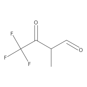 4,4,4-Trifluoro-2-methyl-3-oxobutanal Structure