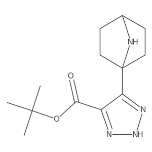 tert-butyl 5-{7-azabicyclo[2.2.1]heptan-1-yl}-1H-1,2,3-triazole-4-carboxylate Structure