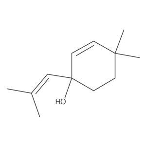 4,4-Dimethyl-1-(2-methylprop-1-en-1-yl)cyclohex-2-en-1-ol Structure