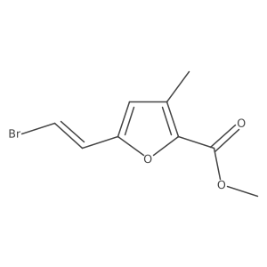 Methyl 5-(2-bromoethenyl)-3-methylfuran-2-carboxylate Structure