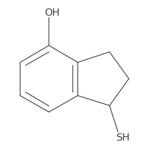 1-sulfanyl-2,3-dihydro-1H-inden-4-ol Structure