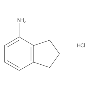 2,3-Dihydro-1H-inden-4-amine hydrochloride Structure