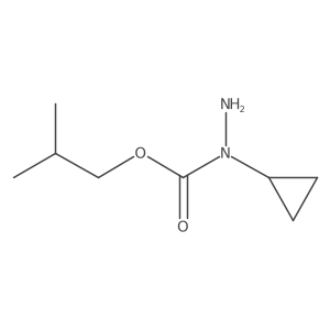 N-cyclopropyl(2-methylpropoxy)carbohydrazide结构式