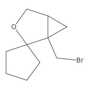 1-(Bromomethyl)-3-oxaspiro[bicyclo[3.1.0]hexane-2,1'-cyclopentane] Structure