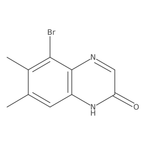 5-Bromo-6,7-dimethyl-2(1H)-quinoxalinone Structure