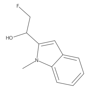 2-fluoro-1-(1-methyl-1H-indol-2-yl)ethan-1-ol Structure