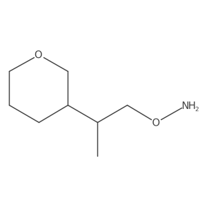 O-[2-(oxan-3-yl)propyl]hydroxylamine Structure