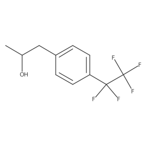 1-[4-(Pentafluoroethyl)phenyl]propan-2-ol Structure