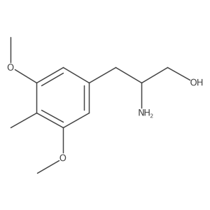 2-Amino-3-(3,5-dimethoxy-4-methylphenyl)propan-1-ol Structure
