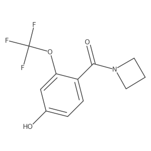 Azetidin-1-yl-(4-hydroxy-2-trifluoromethoxy-phenyl)-methanone Structure
