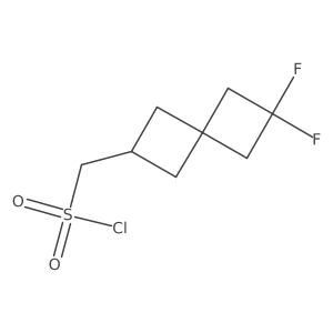 {6,6-Difluorospiro[3.3]heptan-2-yl}methanesulfonyl chloride Structure