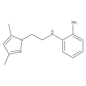 N1-[2-(3,5-dimethyl-1H-pyrazol-1-yl)ethyl]benzene-1,2-diamine结构式