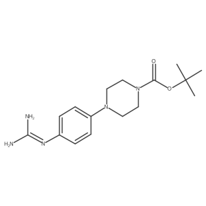 tert-Butyl 4-(4-guanidinophenyl)piperazine-1-carboxylate Structure