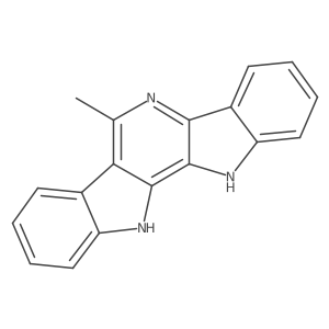 Pyrido[3,2-b:4,5-ba(2)]diindole, 11,12-dihydro-6-methyl- Structure