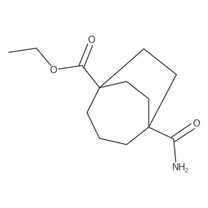 Ethyl 5-carbamoylbicyclo[3.2.2]nonane-1-carboxylate Structure
