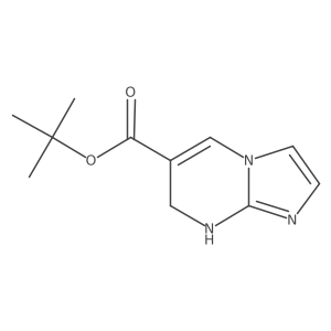tert-butyl 7H,8H-imidazo[1,2-a]pyrimidine-6-carboxylate结构式