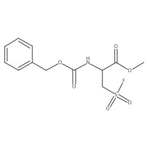 methyl (2S)-2-{[(benzyloxy)carbonyl]amino}-3-(fluorosulfonyl)propanoate结构式