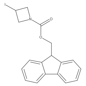(9H-fluoren-9-yl)methyl 3-iodoazetidine-1-carboxylate Structure