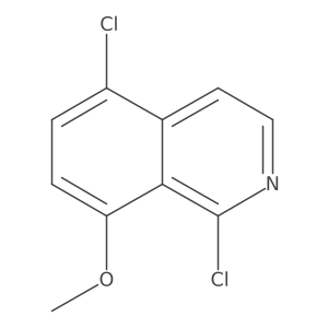 1,5-Dichloro-8-methoxyisoquinoline Structure