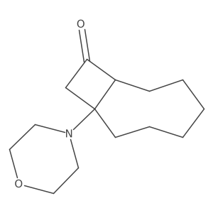 1-(4-Morpholinyl)bicyclo[6.2.0]decan-9-one-2,2,8-d3 Structure