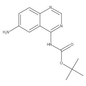 Carbamic acid, (6-amino-4-quinazolinyl)-, 1,1-dimethylethyl ester结构式