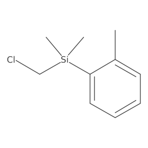 (Chloromethyl)dimethyl(o-tolyl)silane结构式