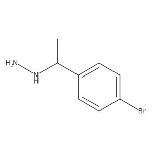 [1-(4-Bromo-phenyl)-ethyl]-hydrazine结构式