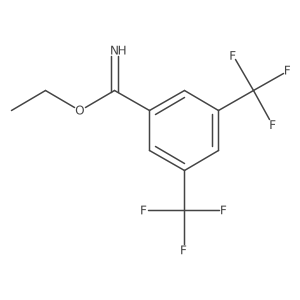 Ethyl 3,5-bis(trifluoromethyl)benzenecarboximidate Structure