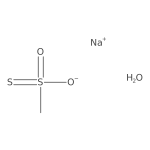 Sodium methanesulfonothioate hydrate结构式