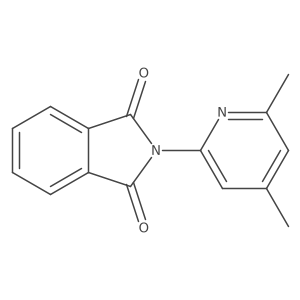 2-(4,6-Dimethyl-pyridin-2-yl)-isoindole-1,3-dione结构式