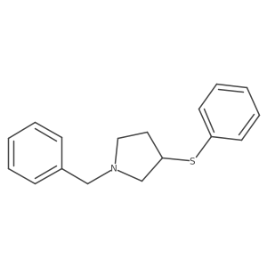 (S)-1-Benzyl-3-(phenylthio)pyrrolidine Structure