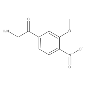 2-Amino-1-(3-methoxy-4-nitrophenyl)ethan-1-one结构式