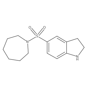 5-(Azepane-1-sulfonyl)-2,3-dihydro-1h-indole Structure