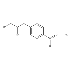 2-Amino-3-(4-nitrophenyl)propan-1-ol hydrochloride结构式
