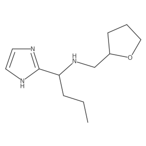 1-(1H-Imidazol-2-yl)-N-((tetrahydrofuran-2-yl)methyl)butan-1-amine Structure