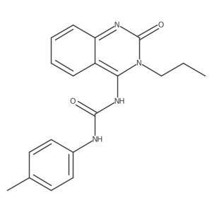 (E)-1-(2-oxo-3-propyl-2,3-dihydroquinazolin-4(1H)-ylidene)-3-(p-tolyl)urea Structure