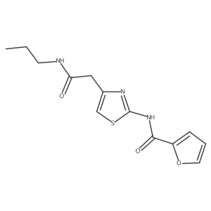 N-(4-(2-oxo-2-(propylamino)ethyl)thiazol-2-yl)furan-2-carboxamide Structure