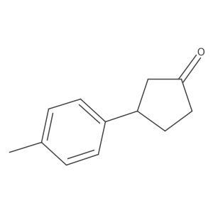 (R)-3-(P-Tolyl)cyclopentan-1-one Structure