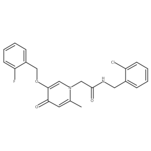 N-(2-chlorobenzyl)-2-(5-((2-fluorobenzyl)oxy)-2-methyl-4-oxopyridin-1(4H)-yl)acetamide结构式