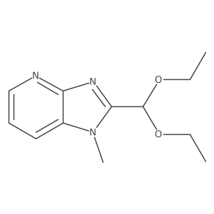 2-(diethoxymethyl)-1-methyl-1H-imidazo[4,5-b]pyridine结构式