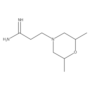 3-(2,6-Dimethylmorpholin-4-yl)propanamidine Structure