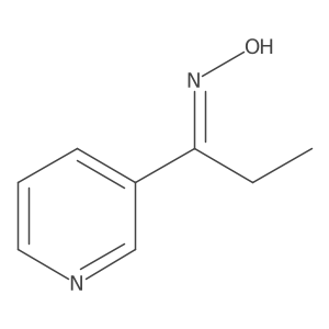 (1E)-1-(3-Pyridinyl)-1-propanone oxime结构式