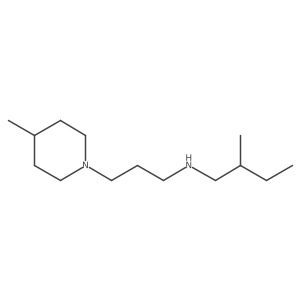 4-Methyl-N-(2-methylbutyl)-1-piperidinepropanamine Structure
